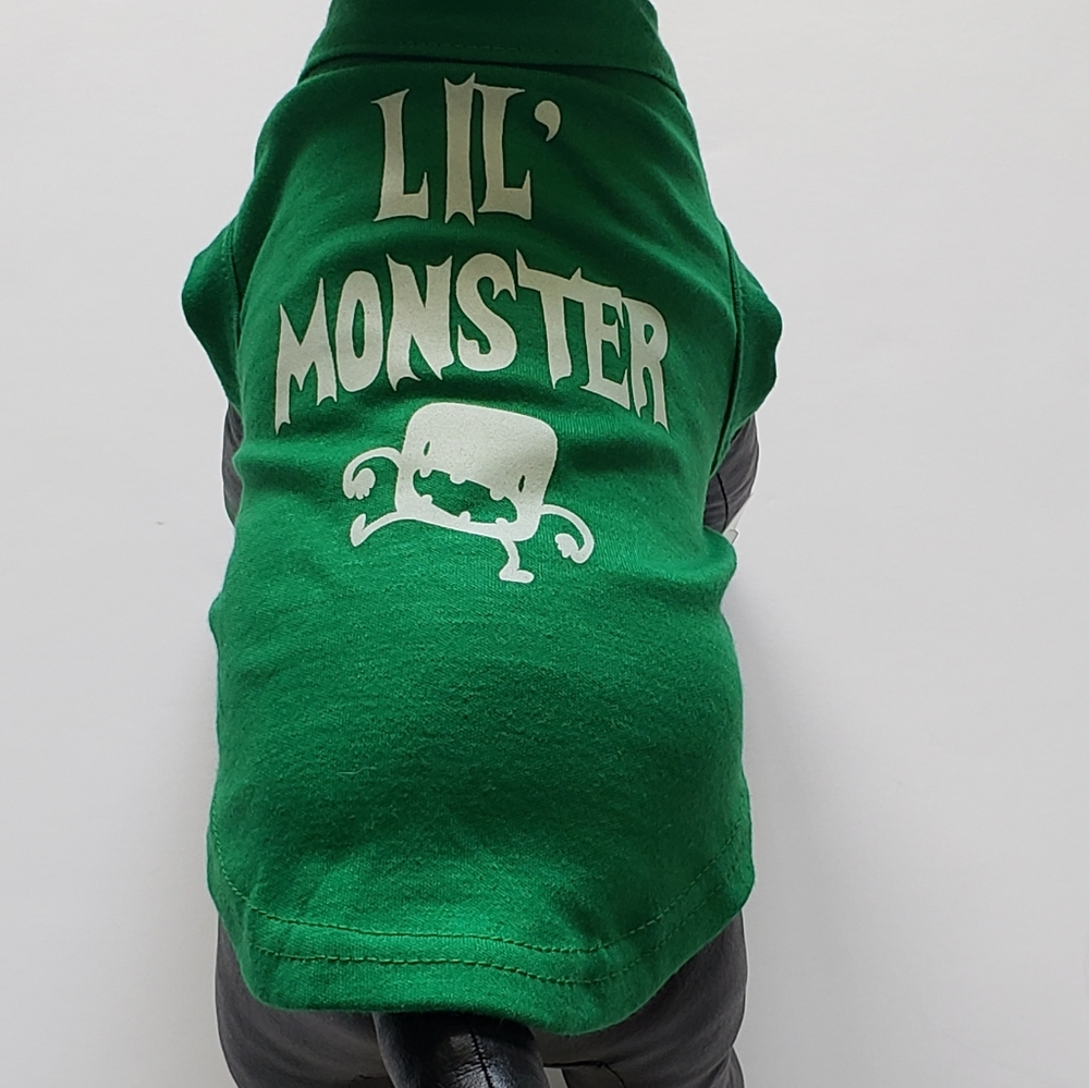 Halloween Dog Tee Lil Monster L